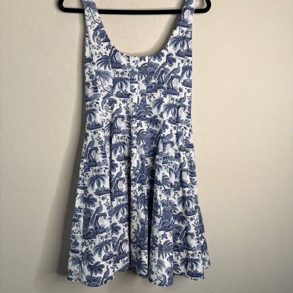 STAUD Wells Toile Poplin Mini Dress - Picture 6 of 7